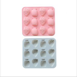 Silicone Strawberry Durian Shape- Pink